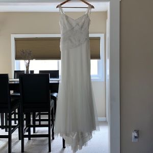 White by Vera Wang wedding gown